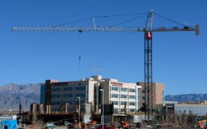 gbs122314j/RIO-WEST -- The Rust Medical Center has more plans than just the patient tower under construction on Tuesday, December 23, 2014. (Greg Sorber/Albuquerque Journal)